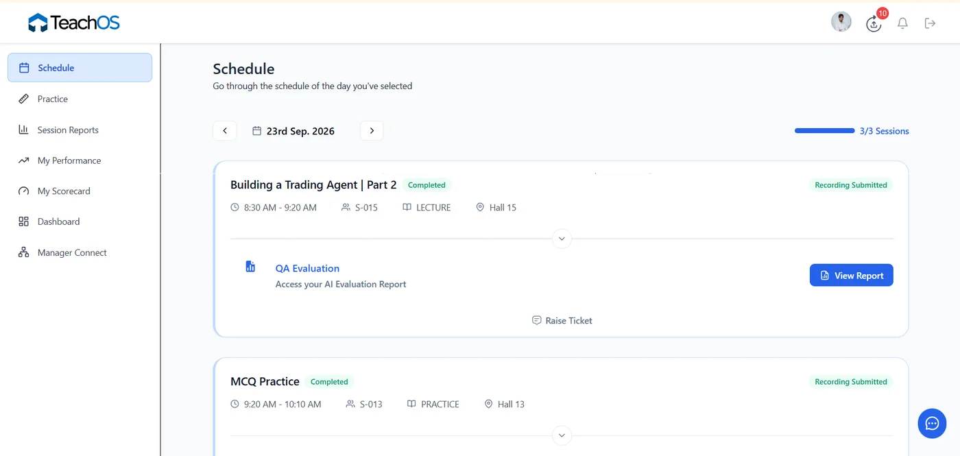 TeachOS screenshot